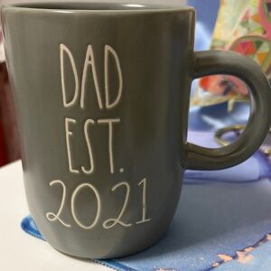 Rae Dunn “Dad Est 2021” Ceramic  Mug